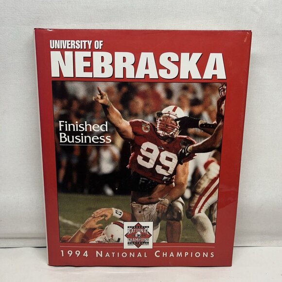 University of Nebraska National Championship, 1994 by Tom Vint (1995, Hardcover) - Picture 1 of 5